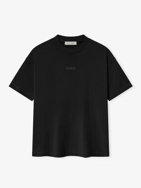 Lot of 2 Fear of God ESSENTIALS Classic Tee Black / Concrete Medium Men's